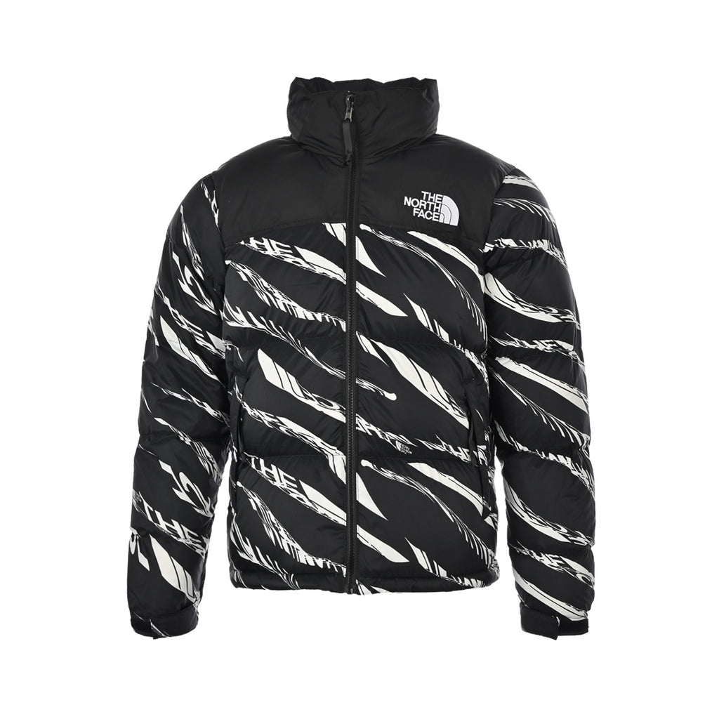 Zebra Print Puffer Jacket