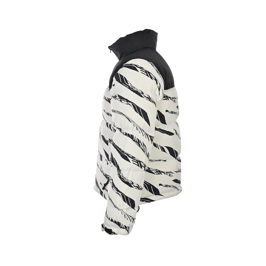 Zebra Print Puffer Jacket
