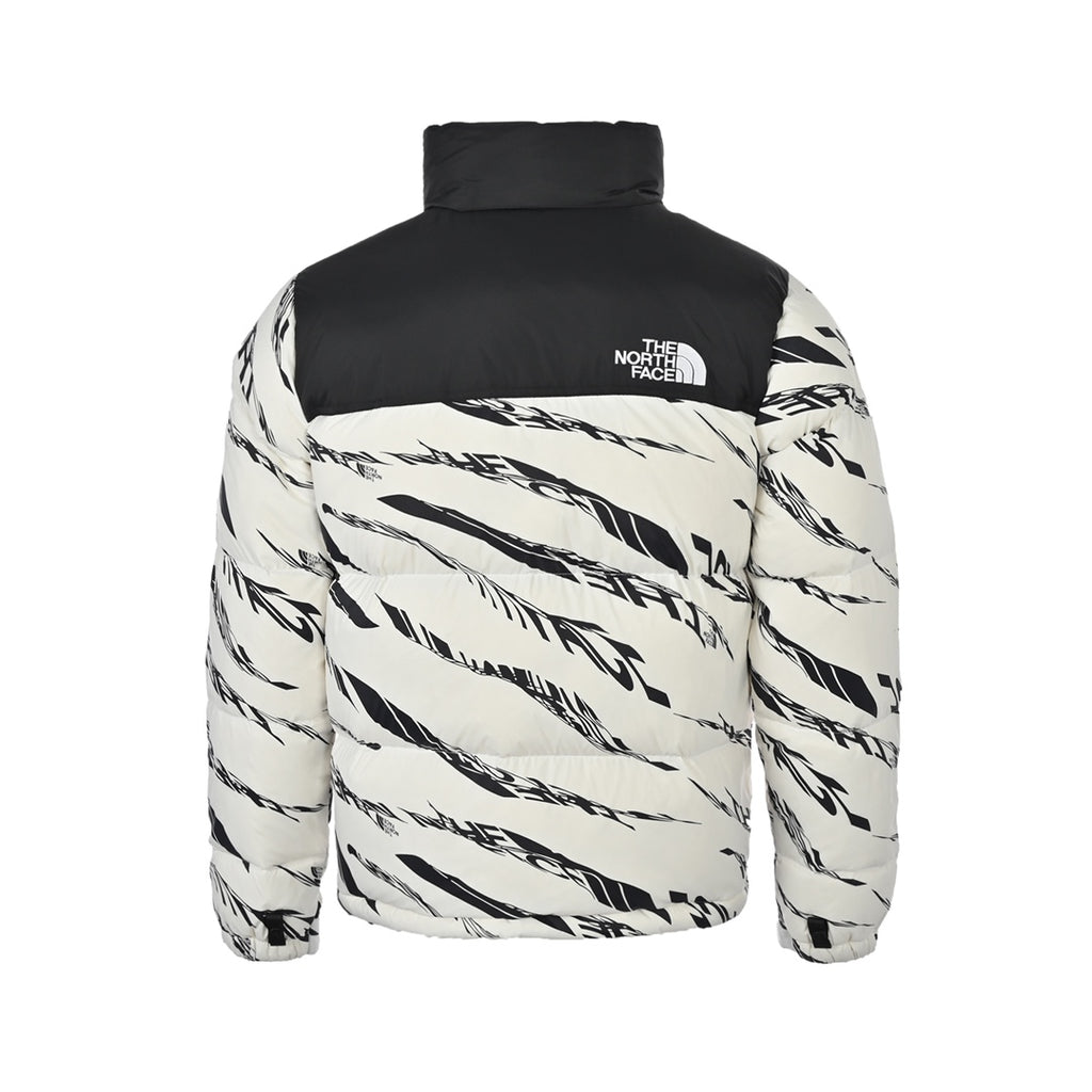 Zebra Print Puffer Jacket