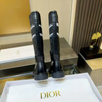 Noir Graphic Tall Boots