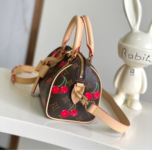 Cherry Print Mini Tote Bag