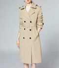Classic Double-Breasted Trench Coat