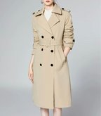 Classic Double-Breasted Trench Coat