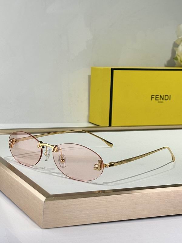 Slim Oval Metal Sunglasses