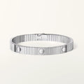SS 25 Ribbed Stainless Steel Bracelet