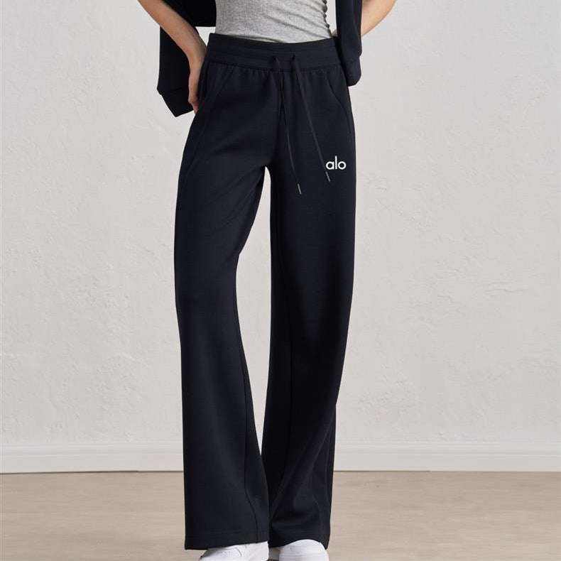 Wide-Leg Sweatpants