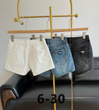 Denim shorts