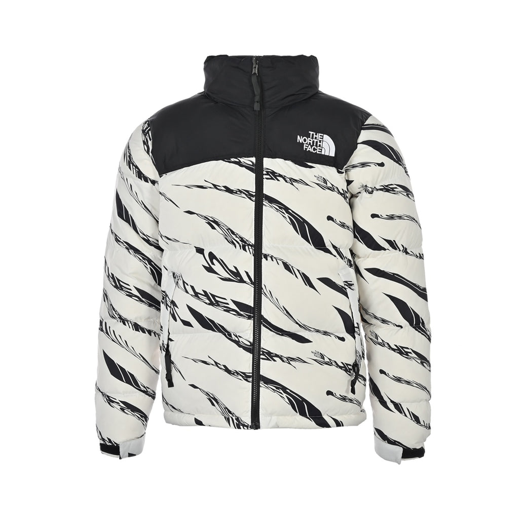 Zebra Print Puffer Jacket