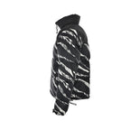 Zebra Print Puffer Jacket