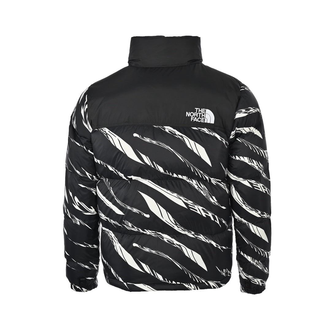 Zebra Print Puffer Jacket