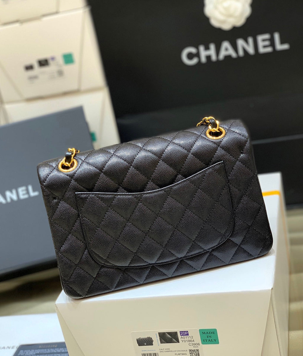 Classic Flap Small Bag 23cm – Black