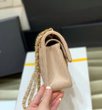 Classic Flap Small Bag 23cm – Beige Edition