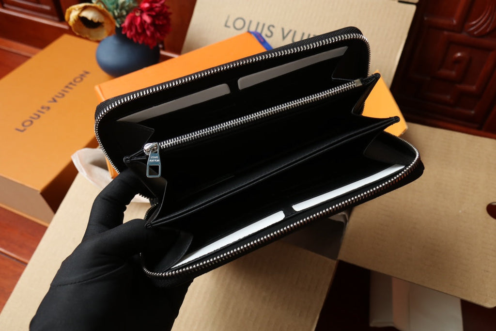 Monogram Zip Wallet