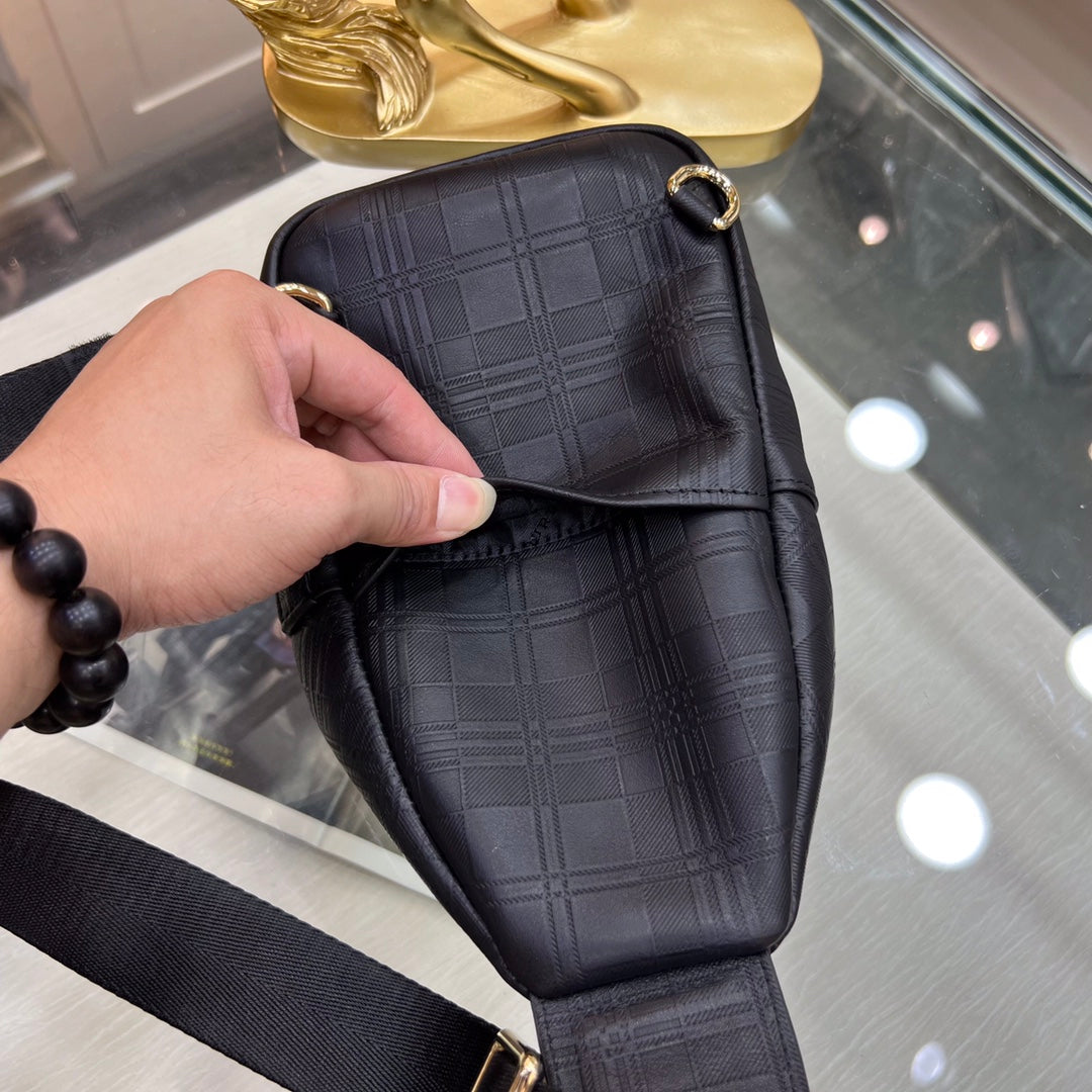 BB Leather Crossbody Bag