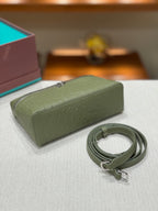 Loro Ostrich Leather Clutch 19