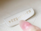 Mini Book Style Handbag – White Leather (21.5cm)