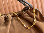 Blondie Large Tote Bag Brown Suede