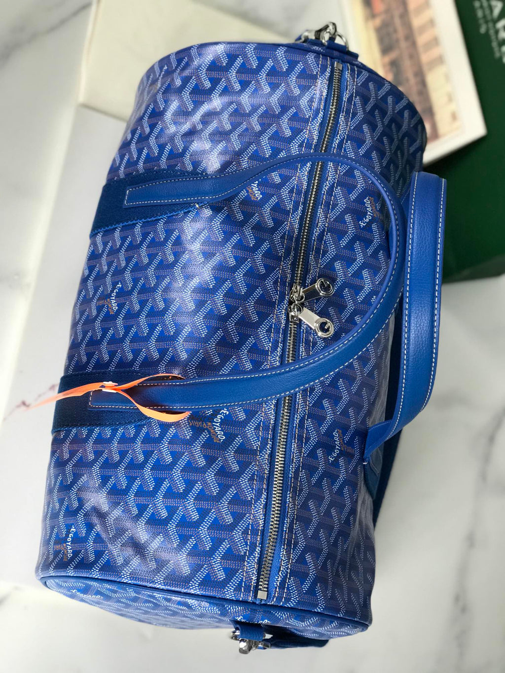 Barrel Travel Sports Bag – Blue (40cm)