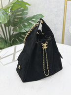 Suede Hobo Bucket Bag – 2 Sizes