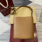 Bucket Bag Brown Leather