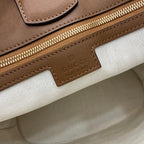 Bucket Bag Brown Leather