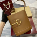 Bucket Bag Brown Leather